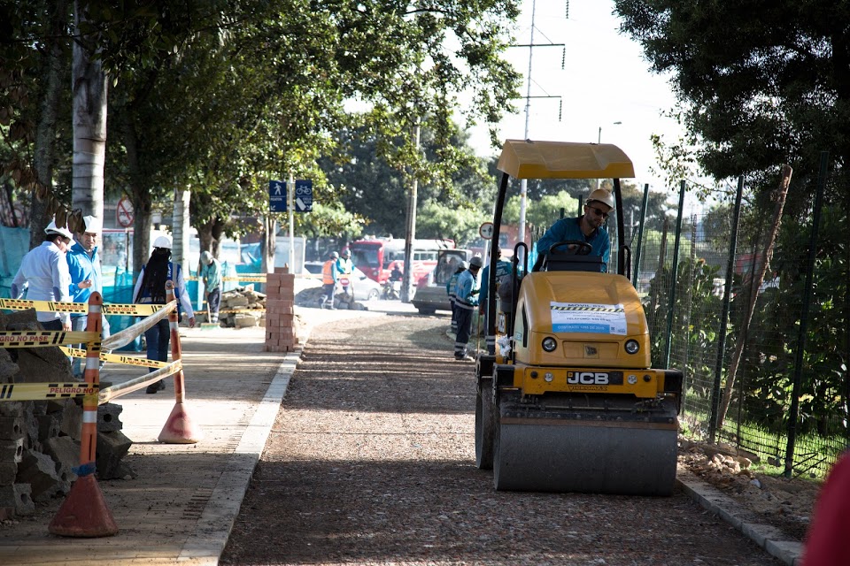 En agosto finalizan las obras de reconstrucción en la ciclorruta del Parque Simón Bolívar