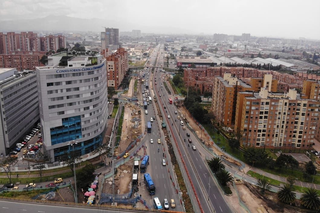 Fotografía de Dron de una vida de bogotá