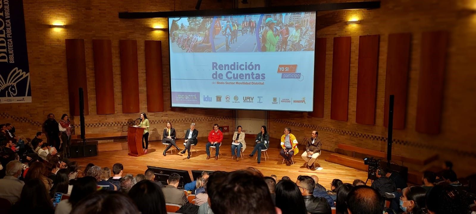 La audiencia se realizó en la Biblioteca Pública Virgilio Barco. Foto: SDM