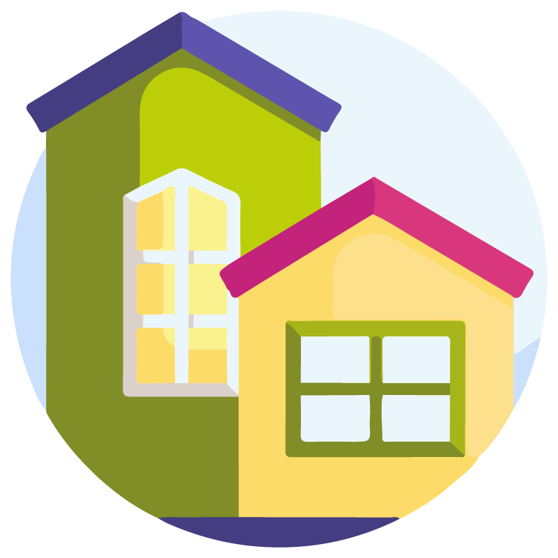 icono edificios, conjuntos residenciales