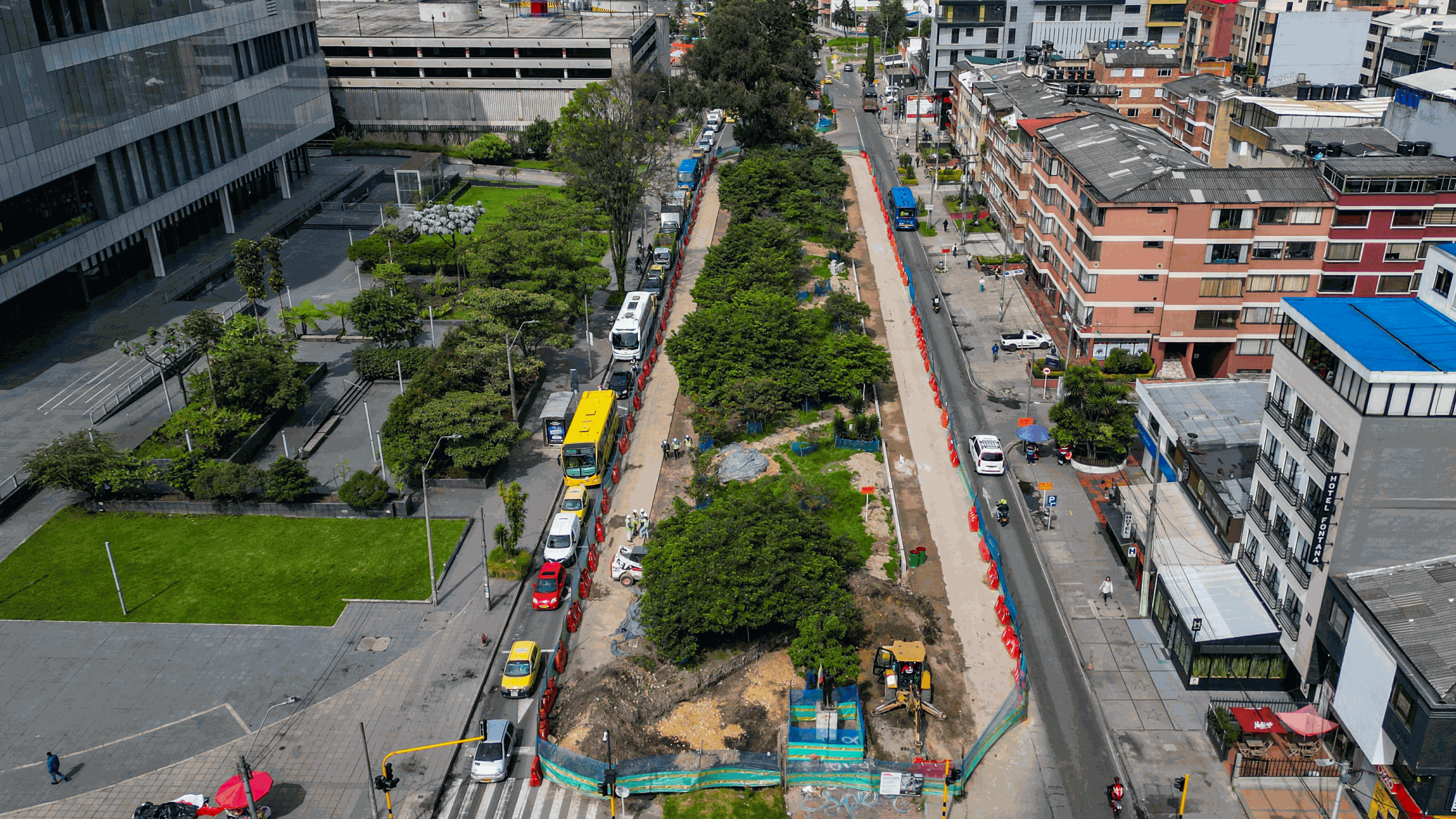 Vías y espacio público zonas industriales de Montevideo y Puente Aranda Grupo 4